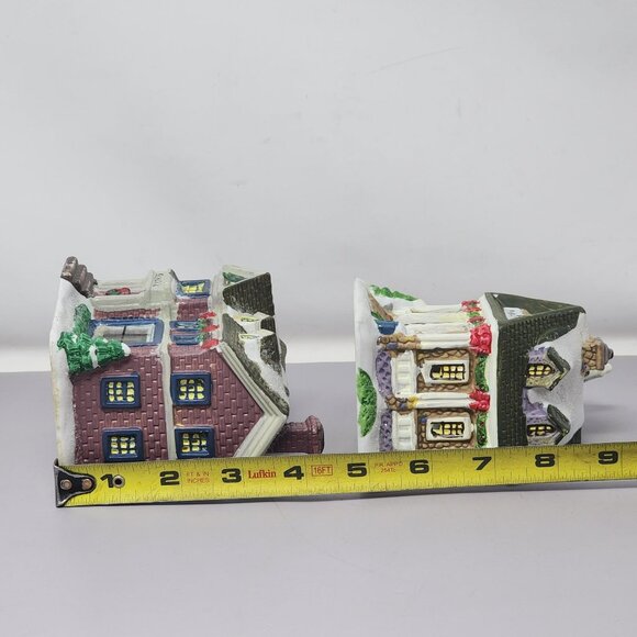 Vintage Wellington Square‎ Collection Ceramic Holiday Village Houses Christmas - Picture 11 of 11